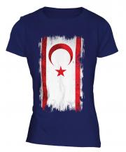 Turkish Republic Of Northern Cyprus Grunge Flag Ladies T-Shirt