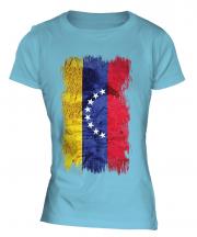 Venezuela Grunge Flag Ladies T-Shirt