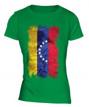 Venezuela Grunge Flag Ladies T-Shirt