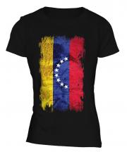 Venezuela Grunge Flag Ladies T-Shirt
