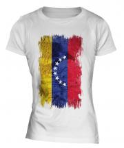 Venezuela Grunge Flag Ladies T-Shirt