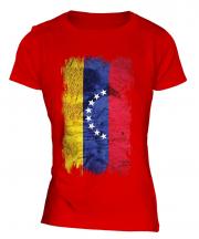 Venezuela Grunge Flag Ladies T-Shirt