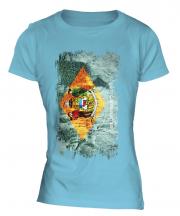 Delaware State Grunge Flag Ladies T-Shirt