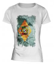 Delaware State Grunge Flag Ladies T-Shirt