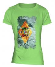 Delaware State Grunge Flag Ladies T-Shirt