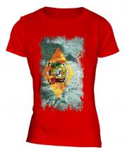 Delaware State Grunge Flag Ladies T-Shirt