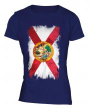 Florida State Grunge Flag Ladies T-Shirt