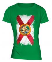 Florida State Grunge Flag Ladies T-Shirt