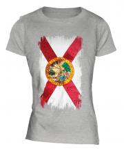 Florida State Grunge Flag Ladies T-Shirt