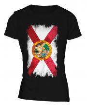 Florida State Grunge Flag Ladies T-Shirt