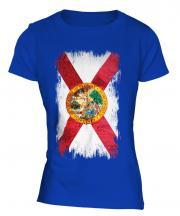 Florida State Grunge Flag Ladies T-Shirt