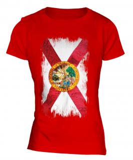Florida State Grunge Flag Ladies T-Shirt