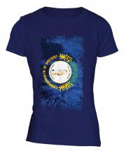 Kentucky State Grunge Flag Ladies T-Shirt