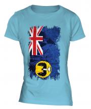 South Australia Grunge Flag Ladies T-Shirt
