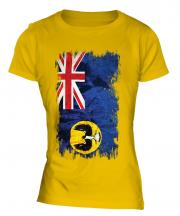 South Australia Grunge Flag Ladies T-Shirt