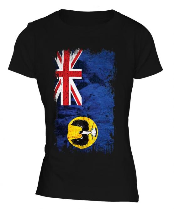 South Australia Grunge Flag Ladies T-Shirt