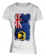 South Australia Grunge Flag Ladies T-Shirt