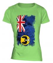 South Australia Grunge Flag Ladies T-Shirt