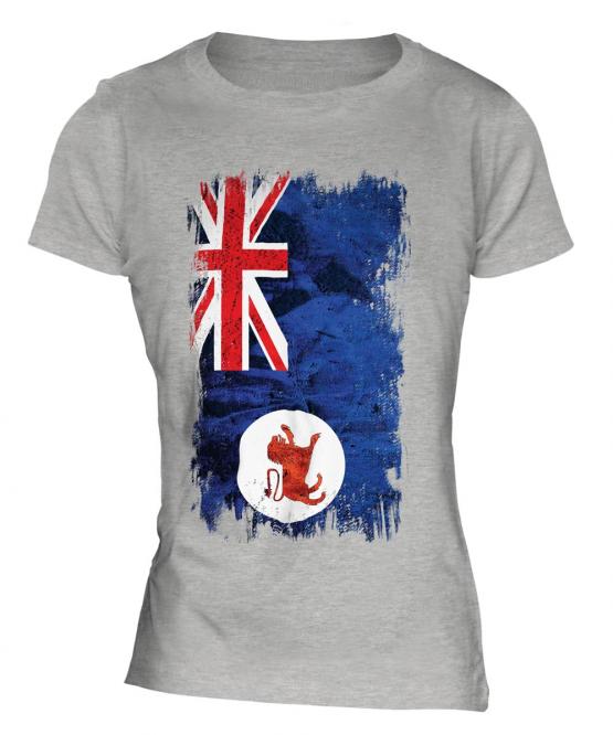 Tasmania Grunge Flag Ladies T-Shirt