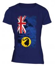 Western Australia Grunge Flag Ladies T-Shirt