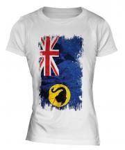 Western Australia Grunge Flag Ladies T-Shirt