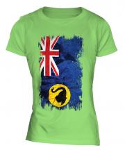 Western Australia Grunge Flag Ladies T-Shirt