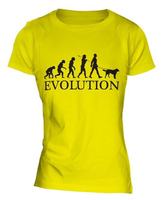 Akbash Dog Evolution Ladies T-Shirt