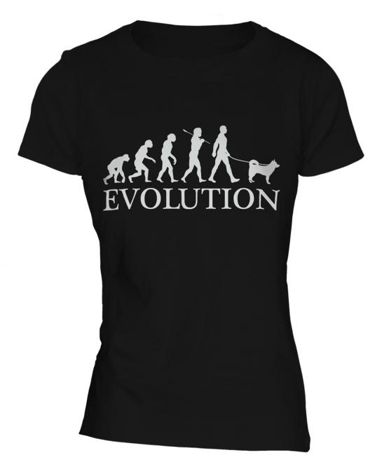 Alaskan Klee Kai Evolution Ladies T-Shirt