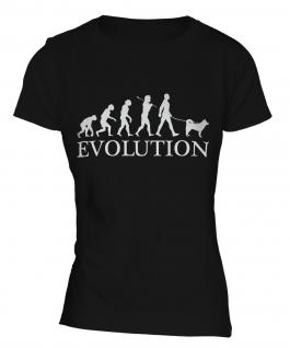 Alaskan Klee Kai Evolution Ladies T-Shirt