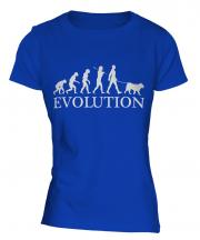 American Akita Evolution Ladies T-Shirt