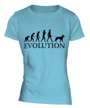 Belgian Malinois Evolution Ladies T-Shirt