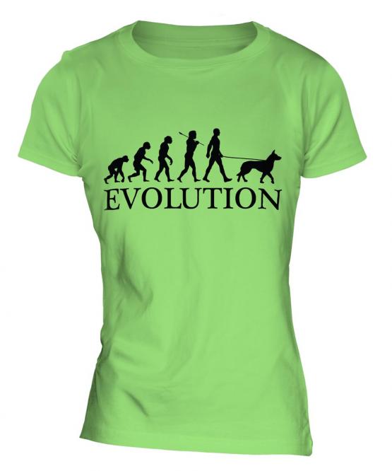Belgian Malinois Evolution Ladies T-Shirt