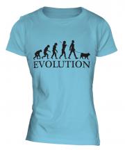 Canaan Dog Evolution Ladies T-Shirt