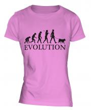Canaan Dog Evolution Ladies T-Shirt