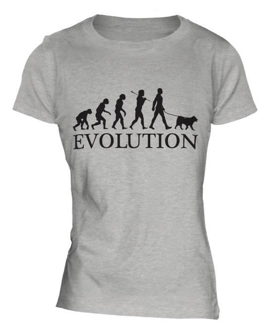 Canaan Dog Evolution Ladies T-Shirt
