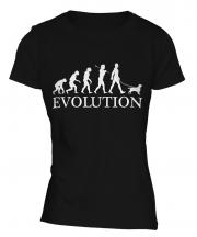 King Charles Spaniel Evolution Ladies T-Shirt