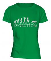 Doberman Pinscher Evolution Ladies T-Shirt