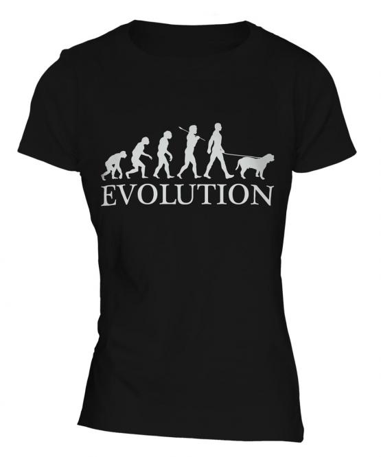Dogue De Bordeaux Evolution Ladies T-Shirt