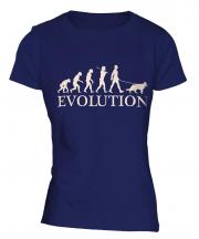 German Shepherd Evolution Ladies T-Shirt