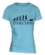 German Shepherd Evolution Ladies T-Shirt