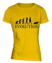German Shepherd Evolution Ladies T-Shirt