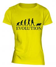 German Shepherd Evolution Ladies T-Shirt