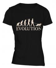 German Shepherd Evolution Ladies T-Shirt