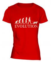German Shepherd Evolution Ladies T-Shirt