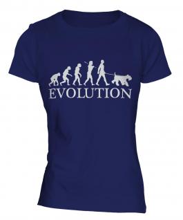 Giant Schnauzer Evolution Ladies T-Shirt
