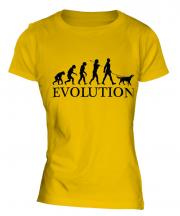 Gordon Setter Evolution Ladies T-Shirt