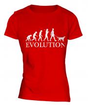 Gordon Setter Evolution Ladies T-Shirt