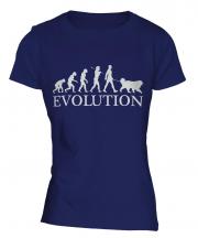 Great Pyrenees Evolution Ladies T-Shirt