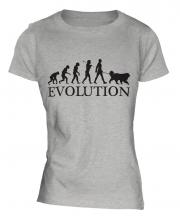 Great Pyrenees Evolution Ladies T-Shirt