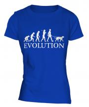 Irish Wolfhound Evolution Ladies T-Shirt